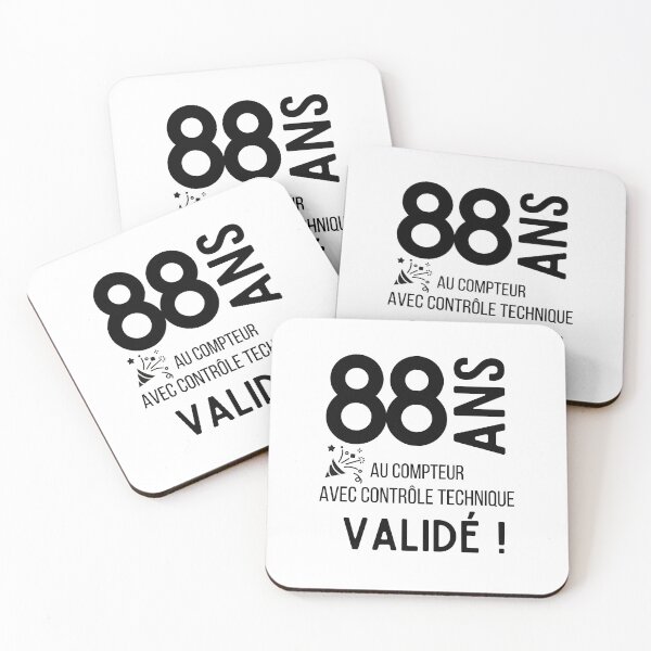 Item preview, 88 years old on the clock with validated technical control humor gift for birthday designed and sold by TeeJfm.