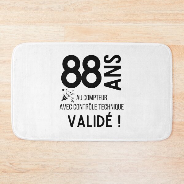 Item preview, 88 years old on the clock with validated technical control humor gift for birthday designed and sold by TeeJfm.