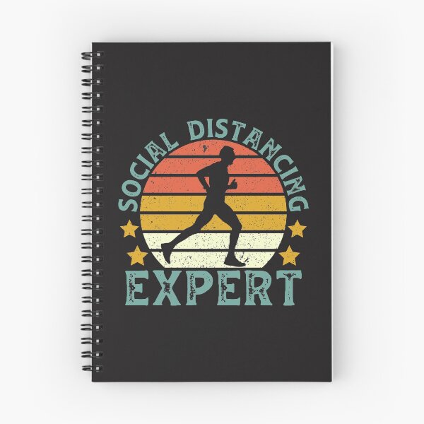 Item preview, Funny Running Social Distancing Expert designed and sold by DreamColor.