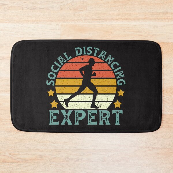 Item preview, Funny Running Social Distancing Expert designed and sold by DreamColor.