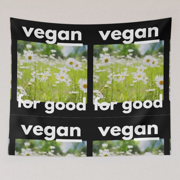 Item preview, Vegan for Good, Daisies, Animal rights, Vegan health products designed and sold by ZenArt-Fern.