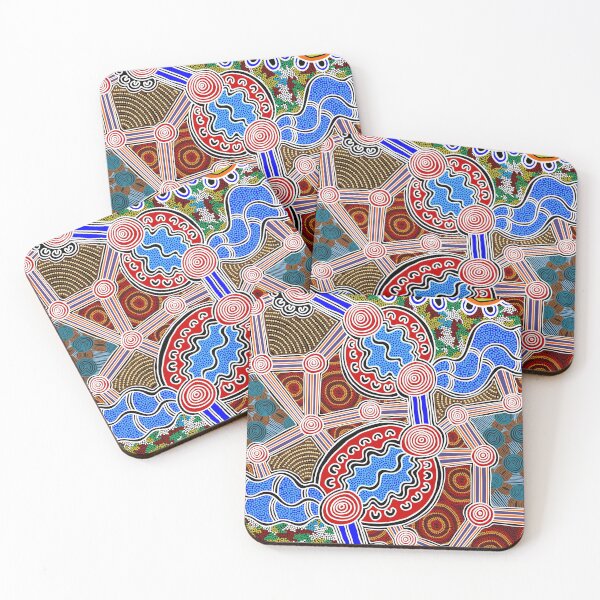 Item preview, Authentic Aboriginal Art - The Flow of Creation designed and sold by HogarthArts.