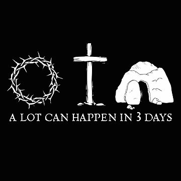 A Lot Can Happen In 3 Days Jesus Cross Christian Easter Day Baby Bodysuit