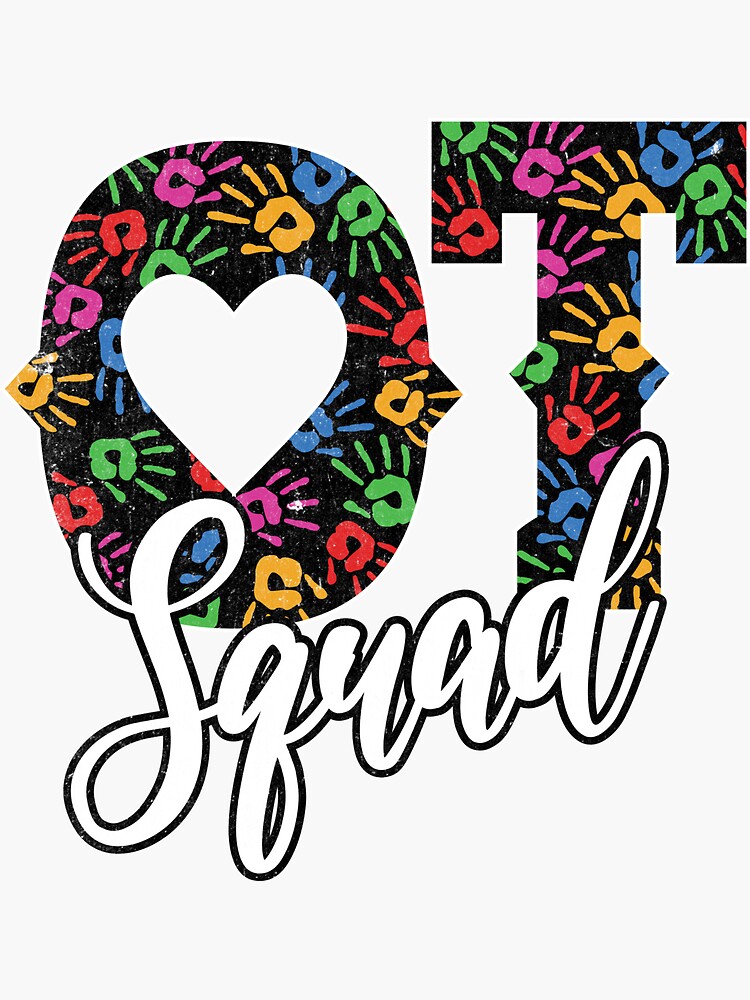 Colorful Occupational Therapy Shirt Super Ot Squad T-Shirt Colorful Occupational Therapy Shirt Super Ot Squad T-Shirt