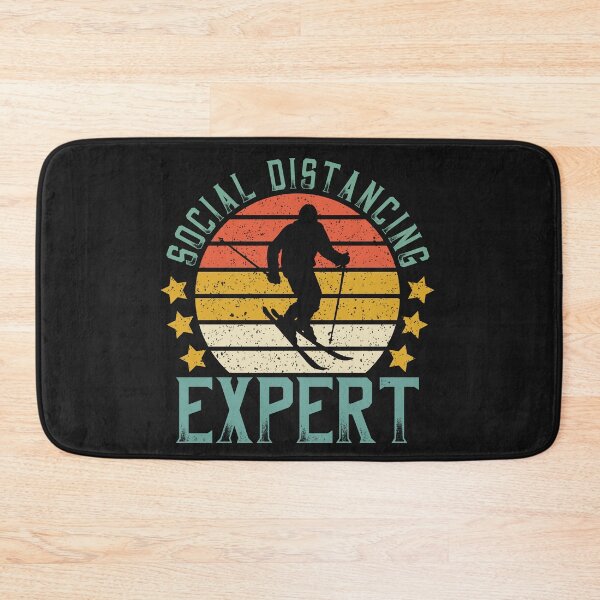 Item preview, Funny Ski Racer Social Distancing Expert designed and sold by DreamColor.