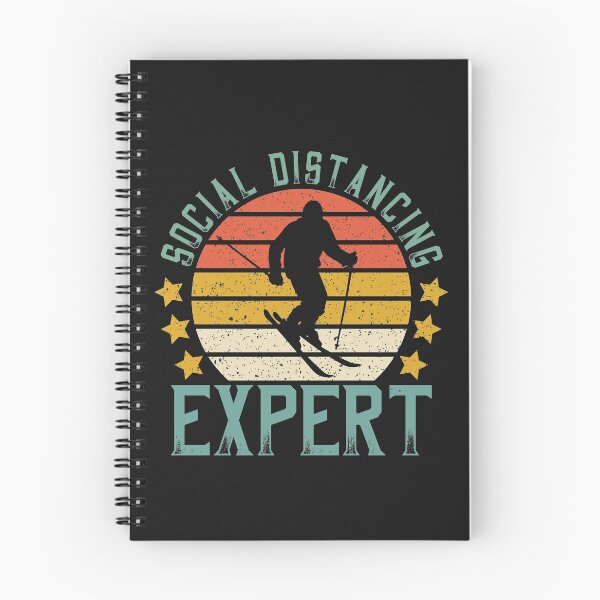 Item preview, Funny Ski Racer Social Distancing Expert designed and sold by DreamColor.