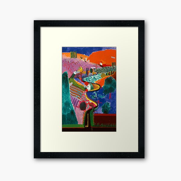 David Hockney Nichols Canyon Framed Art Print