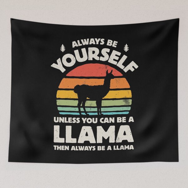 Item preview, Always Be Yourself Llama Shirt for Men Women Boys Girls Kids Animal Lover Gifts designed and sold by LiqueGifts.