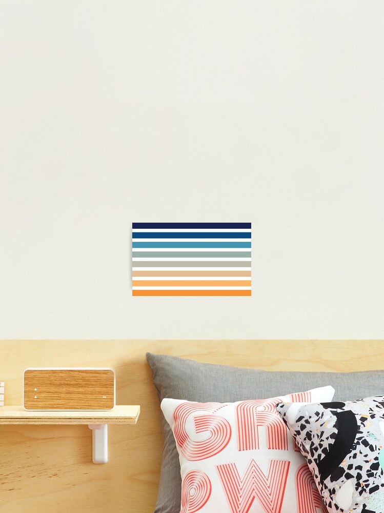 Beach Sand Ocean Sunset Sky Color Theme Photographic Print By Ohaniki Redbubble