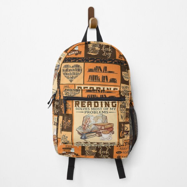 Item preview, Reading And Coffee Solves My Problem-gigapixel designed and sold by Fufufuru.