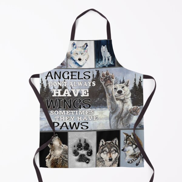Item preview, Snow Wolf Angels Have Paws-gigapixel designed and sold by Fufufuru.