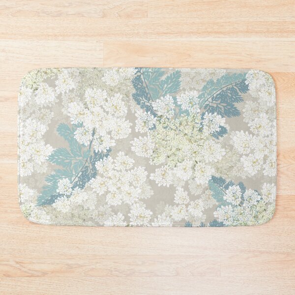 Item preview, Queen Annes Lace | Cream + Natural + Soft Teal designed and sold by L Diane Johnson.