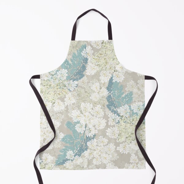 Item preview, Queen Annes Lace | Cream + Natural + Soft Teal designed and sold by L Diane Johnson.