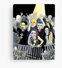 Misfits at a Concert Canvas Print