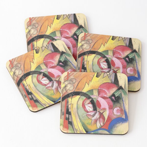 Item preview, Coloful flowers, abstract forms designed and sold by neteor.