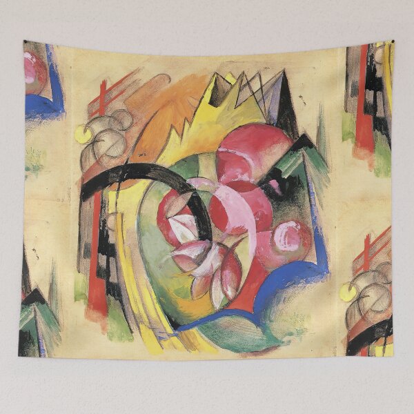 Item preview, Coloful flowers, abstract forms designed and sold by neteor.