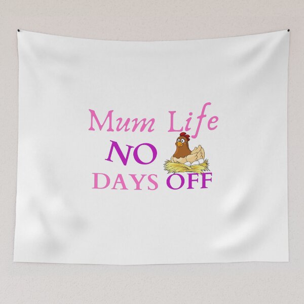 Item preview, Mothers Day UK, Mum Day, Mum Life, Mum Life No Days Off, Amazing Mum designed and sold by Airmilly Store.