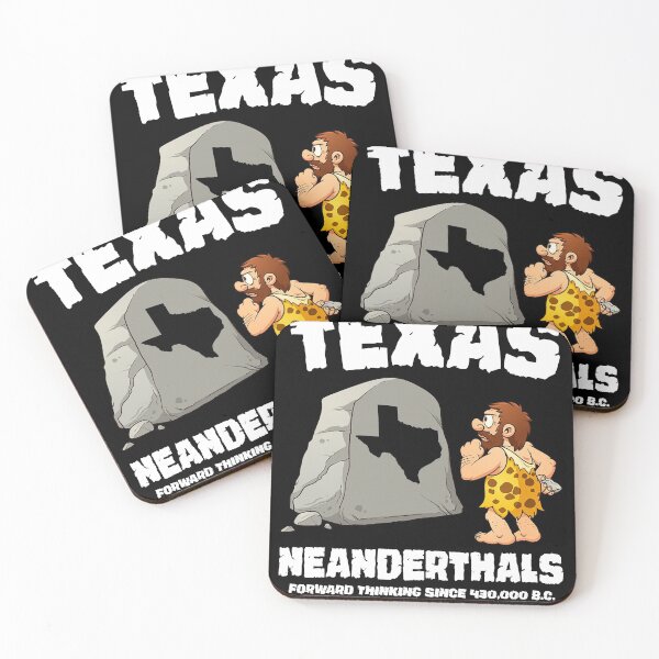 Item preview, Texas Neanderthals Forward Thinking Since 430000 BC designed and sold by MonaMortiz.