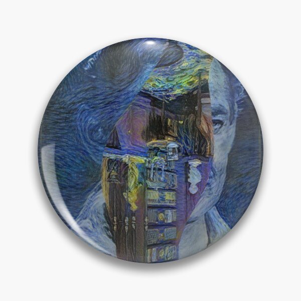 Item preview, Obscured Face, Blue designed and sold by ANewKindOfWater.
