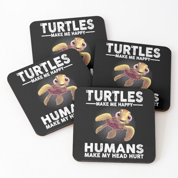 Item preview, Turtles Make Me Happy Humans Make My Head Hurt  designed and sold by davidcgonzale.