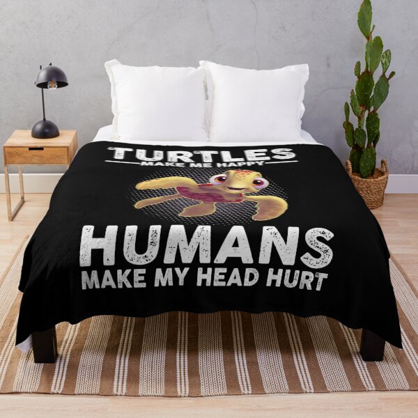 Item preview, Turtles Make Me Happy Humans Make My Head Hurt  designed and sold by davidcgonzale.