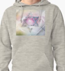 STAR OF DAVID-2- bless and protect- Art + Products Design Pullover Hoodie
