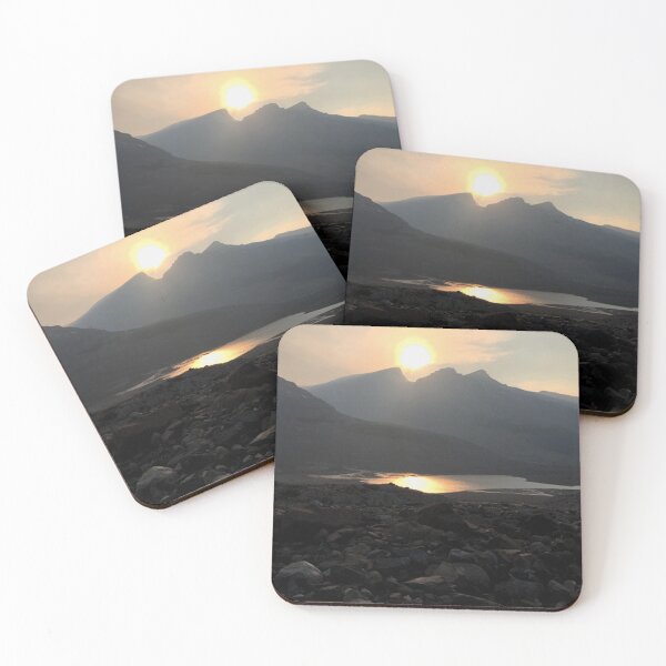 Item preview, Forest fire smoke over melted glacier designed and sold by sandpiperstudio.