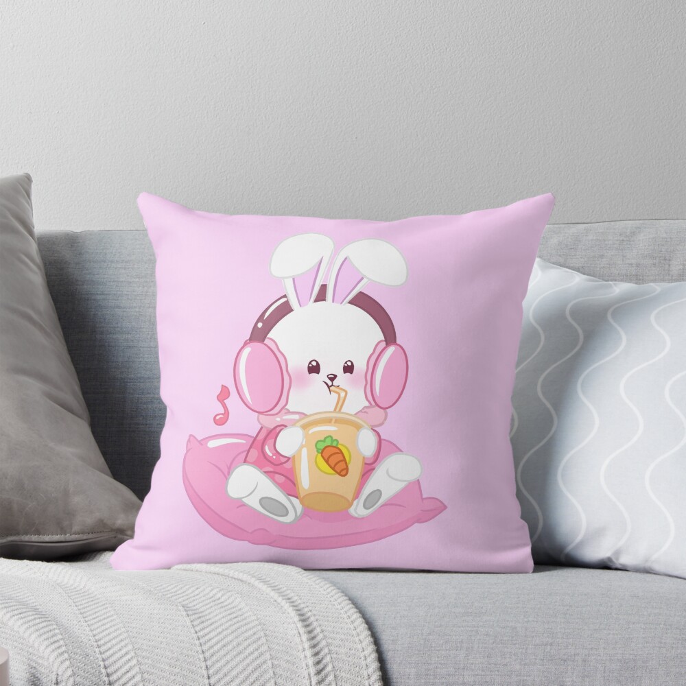 Item preview, Throw Pillow designed and sold by petlogo-id.