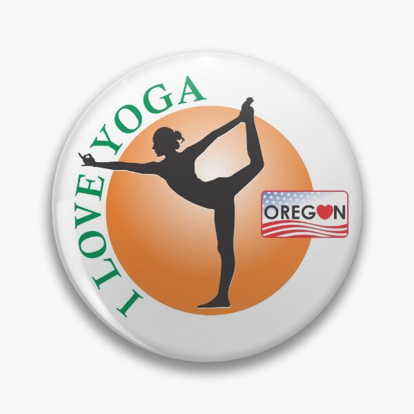Item preview, I love Yoga and Oregon designed and sold by hemart.