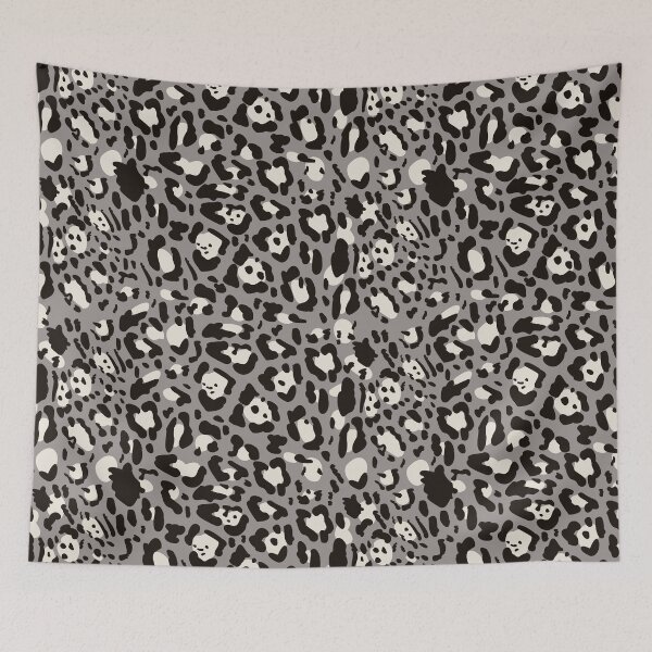 Item preview, Black and White Leopard print ornament. designed and sold by NataPrando.
