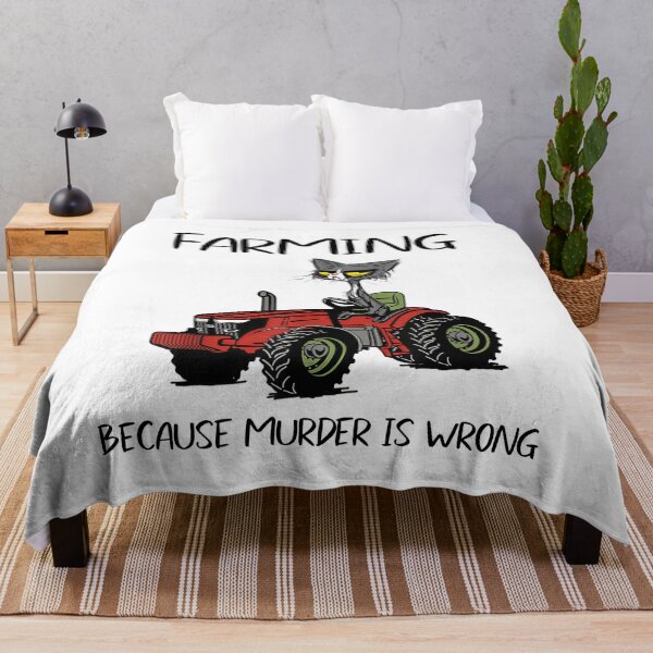 Item preview, Farming Because Murder is Wrong vintage, retro, mens, papa, grandpa, papa like a grandpa, fathers day, mothers day, idea, grandma, designed and sold by davidcgonzale.