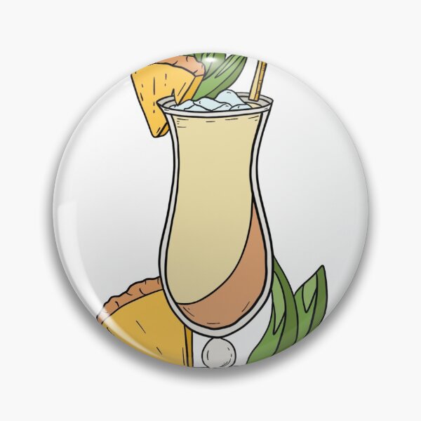 Artikelvorschau, Piña Colada Cocktaildruck entworfen und verkauft von SimplyDigitalGb.