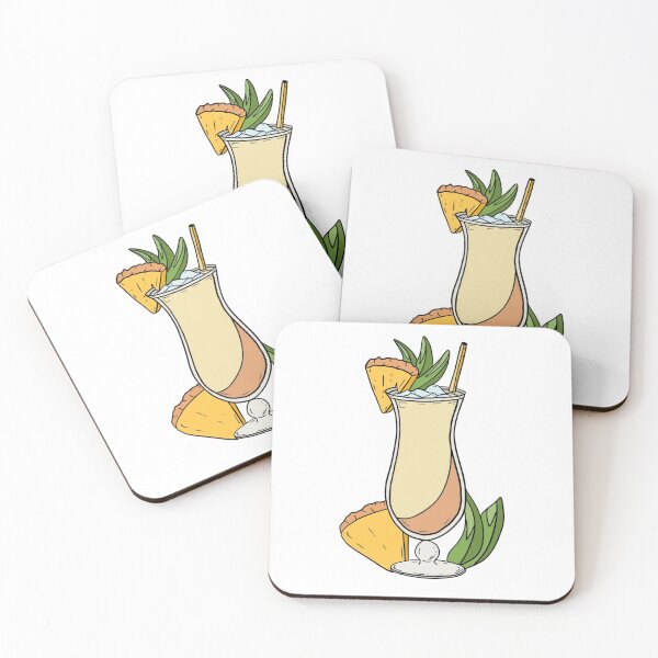 Item preview, Piña colada cocktail print  designed and sold by SimplyDigitalGb.