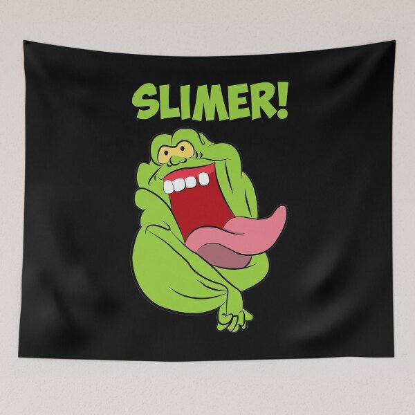 Item preview, Slimer ghost busted vintage halloween film designed and sold by amazonmerch95.