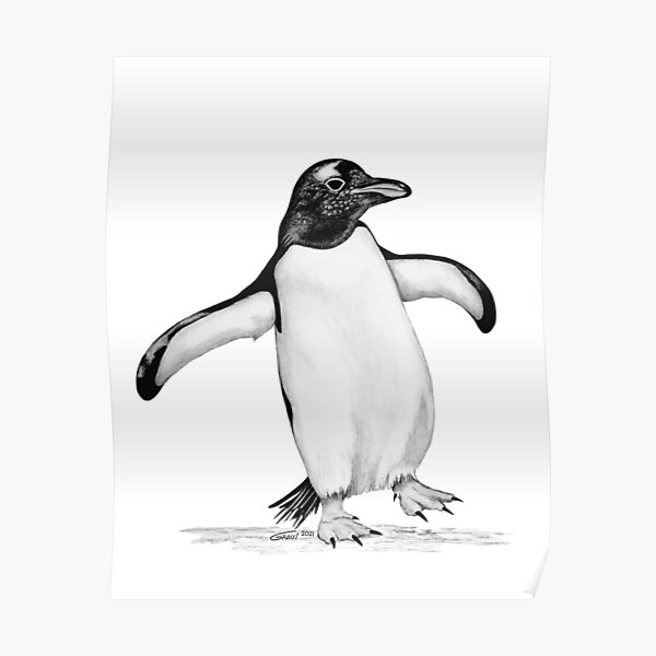 Poster S C3 Bc C3 9fer Pinguin Redbubble