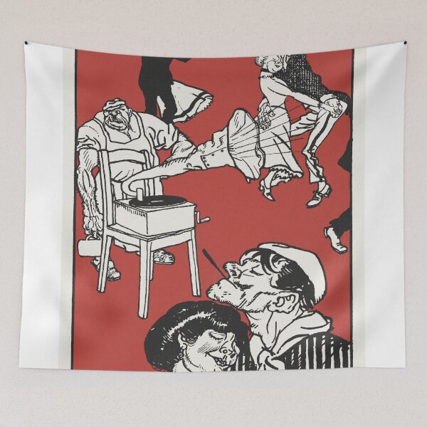 Item preview, Vintage Dancers in Red designed and sold by BorneowithLove.