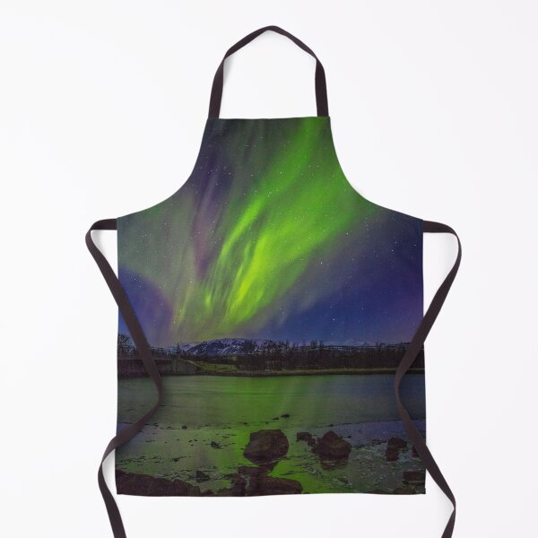 Item preview, amazing green northern lights with purple sky mixed with the stars designed and sold by ImRotem.