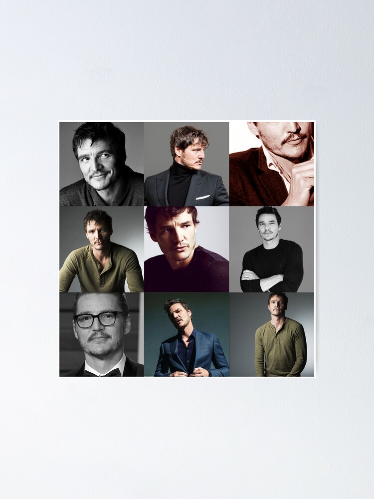 "Pedro Pascal Collage Aries zodiac" Poster by AthiraA Redbubble