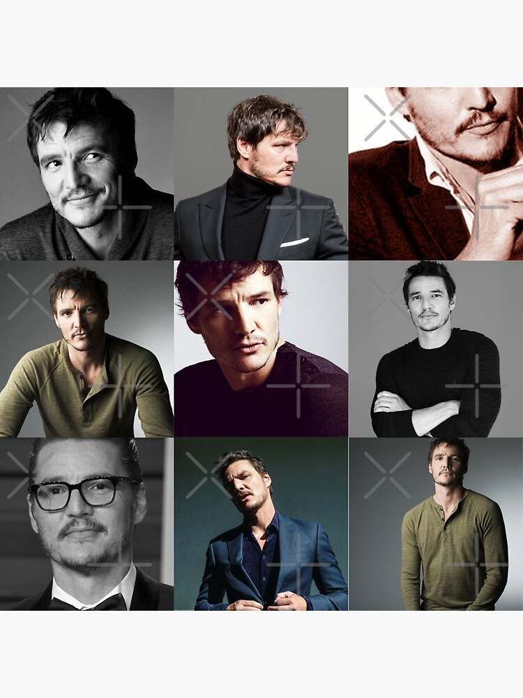 "Pedro Pascal Collage Aries zodiac" Sticker for Sale by AthiraA