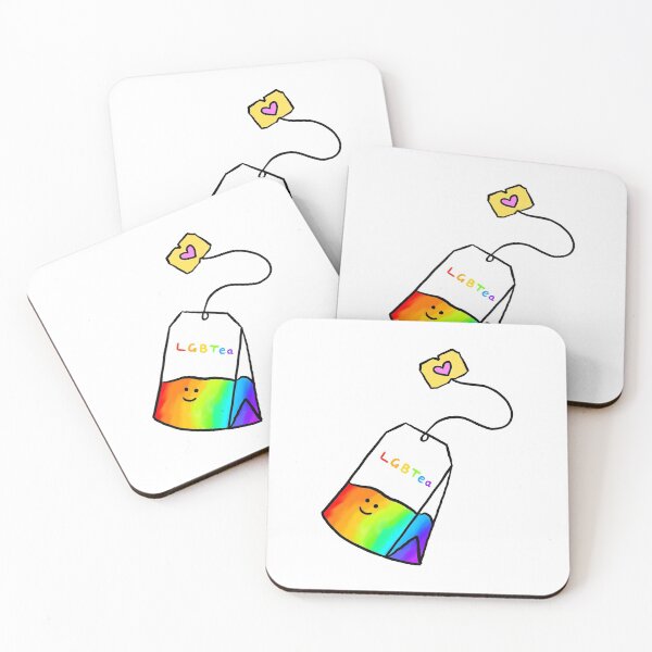 Item preview, LGBTea pun illustration designed and sold by EsmaesArtShop.