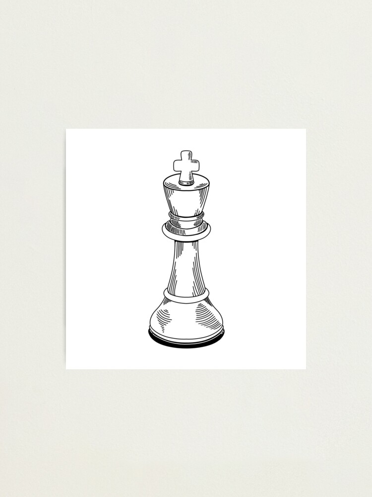 Metallic effect chess queen tattoo located on the