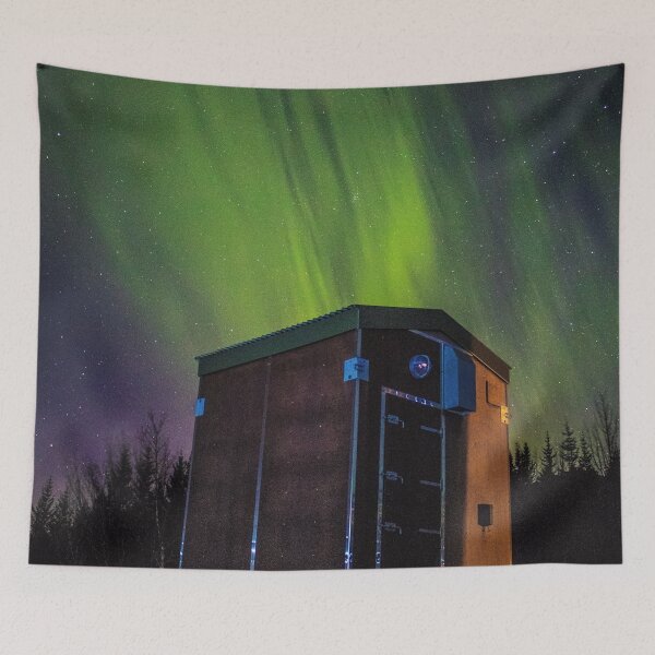Item preview, hut with magnetic green northern lights designed and sold by ImRotem.