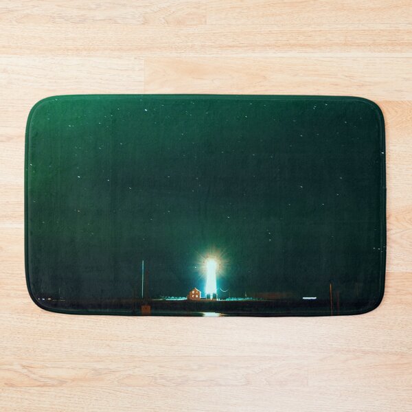 Item preview, phenomenon lighthouse with sky full of green northern lights designed and sold by ImRotem.