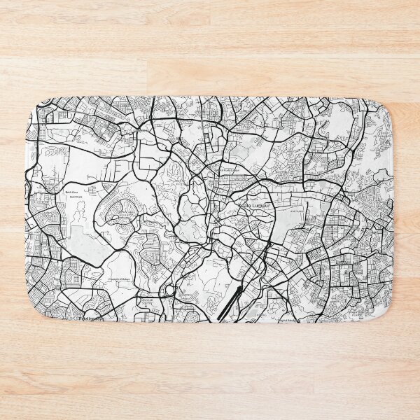 Item preview, Kuala Lumpur, Malaysia Map (Theme 1) designed and sold by Mapnify.