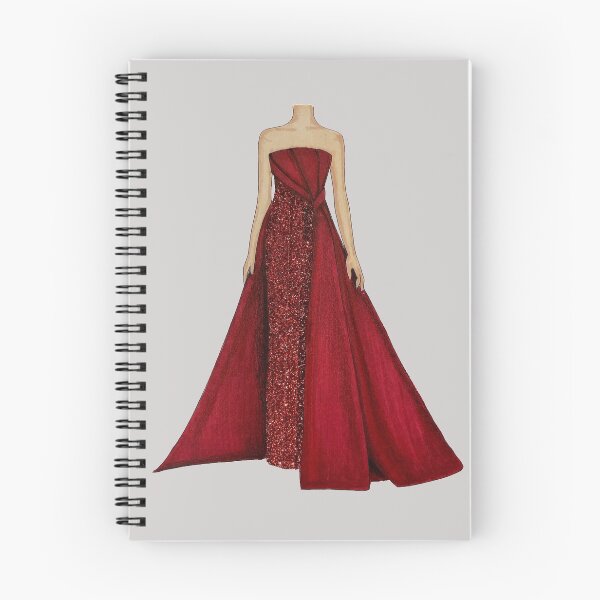 Item preview, Red Dress from 40 Gowns to Style designed and sold by nooralmahdi.