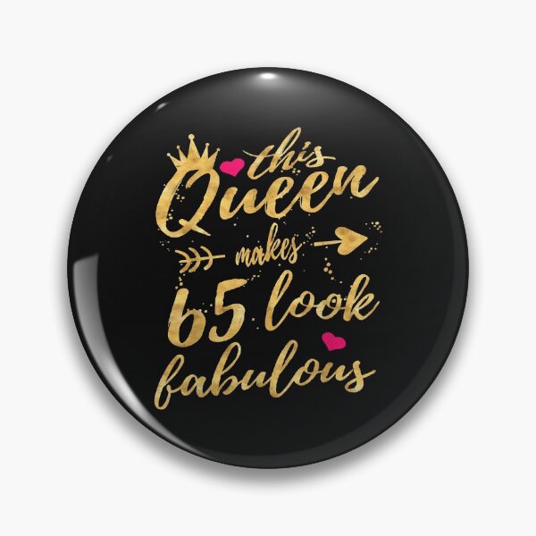 Item preview, 65th Birthday Party Gifts Shirt 65 Year Old Women Queen T-Shirt designed and sold by Lukifo-Mission.