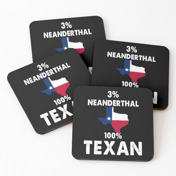 Item preview, 3% NEANDERTHAL 100% TEXAN VINTAGE FLAG designed and sold by Branncolet.