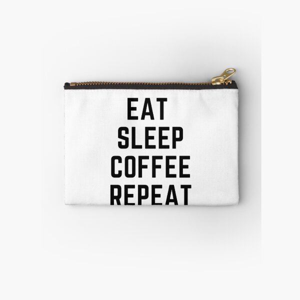 Item preview, Coffee Makes Me Feel Less Murdery  "EAT SLEEP COFFEE REPEAT"  quote  t shirt [P-Q 208][935]  designed and sold by HIPNOTIZAR  CRAFTS.