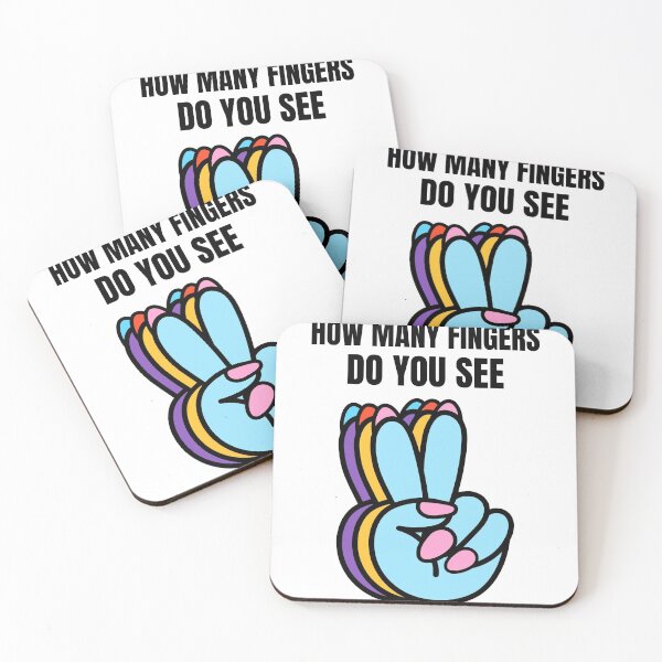 Item preview, eye tricking colorful fingers designed and sold by Built After 5.