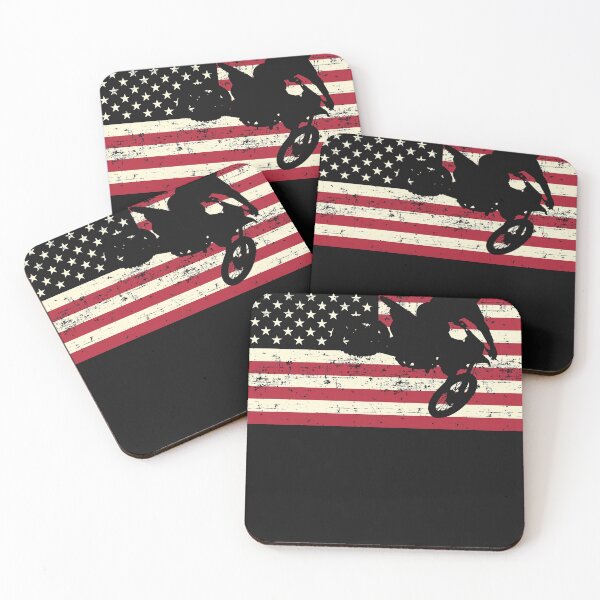 Item preview, Dirt Bike American Flag Hoodie _ Motocross Enduro Hoodie designed and sold by Lukifo-Mission.